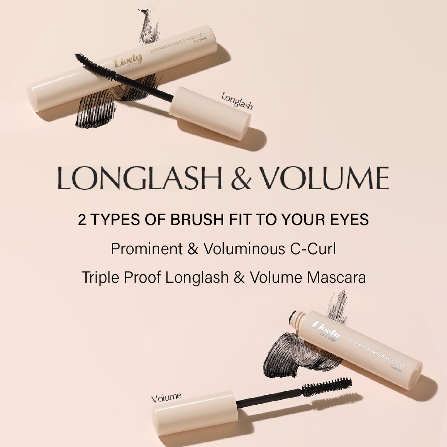 IPKN Lively Extension Proof Mascara
