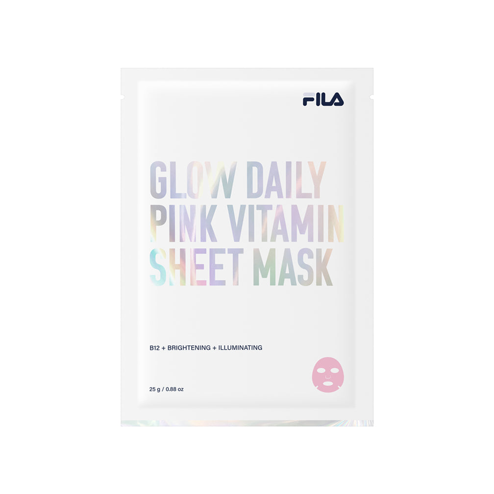 FILA Glow Daily Pink Vitamin Sheet Mask (5 Sheets)