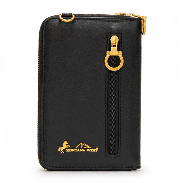 American Flag RFID Crossbody Phone Wallet