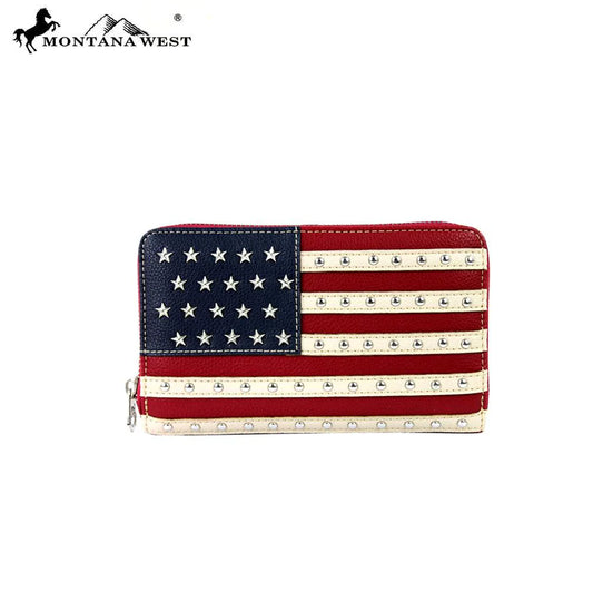 Montana West American Flag Wallet