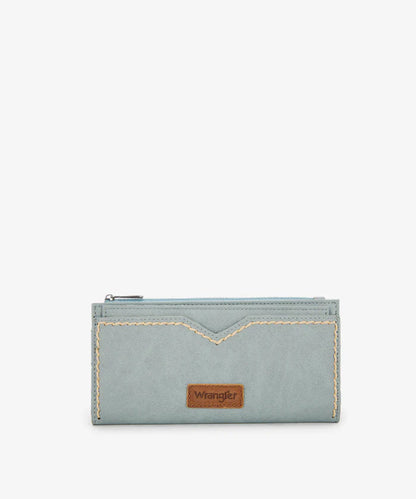 Wrangler Western Stitch Zip Wallet
