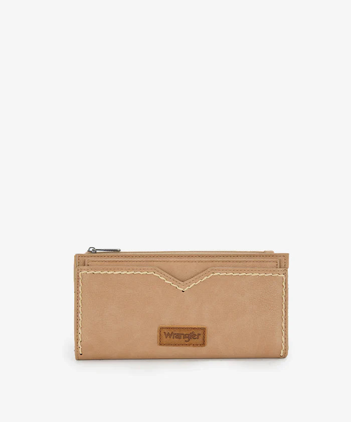 Wrangler Western Stitch Zip Wallet